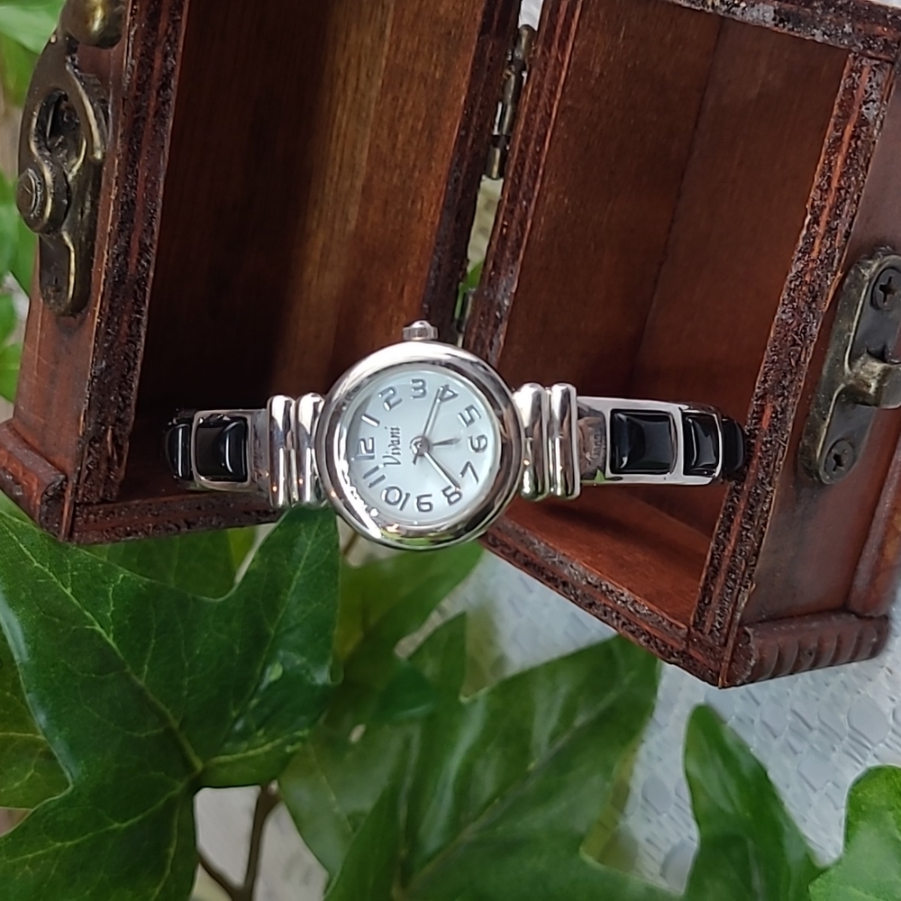 VIVANI STAINLESS STEEL CUFF WATCH
